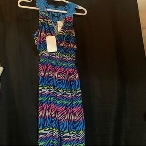 💜Fun colourful summer  dress💜